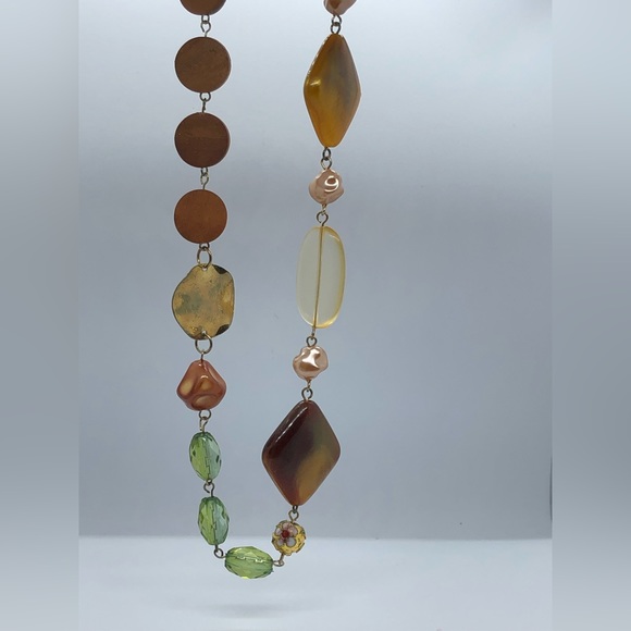 Multi-Coloured Beaded Fashion Jewellery Necklace - Picture 4 of 7